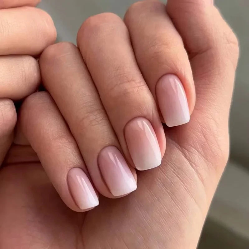 Cat Eye Press-On Nails – Oval or Square Shape | Glossy Gradient