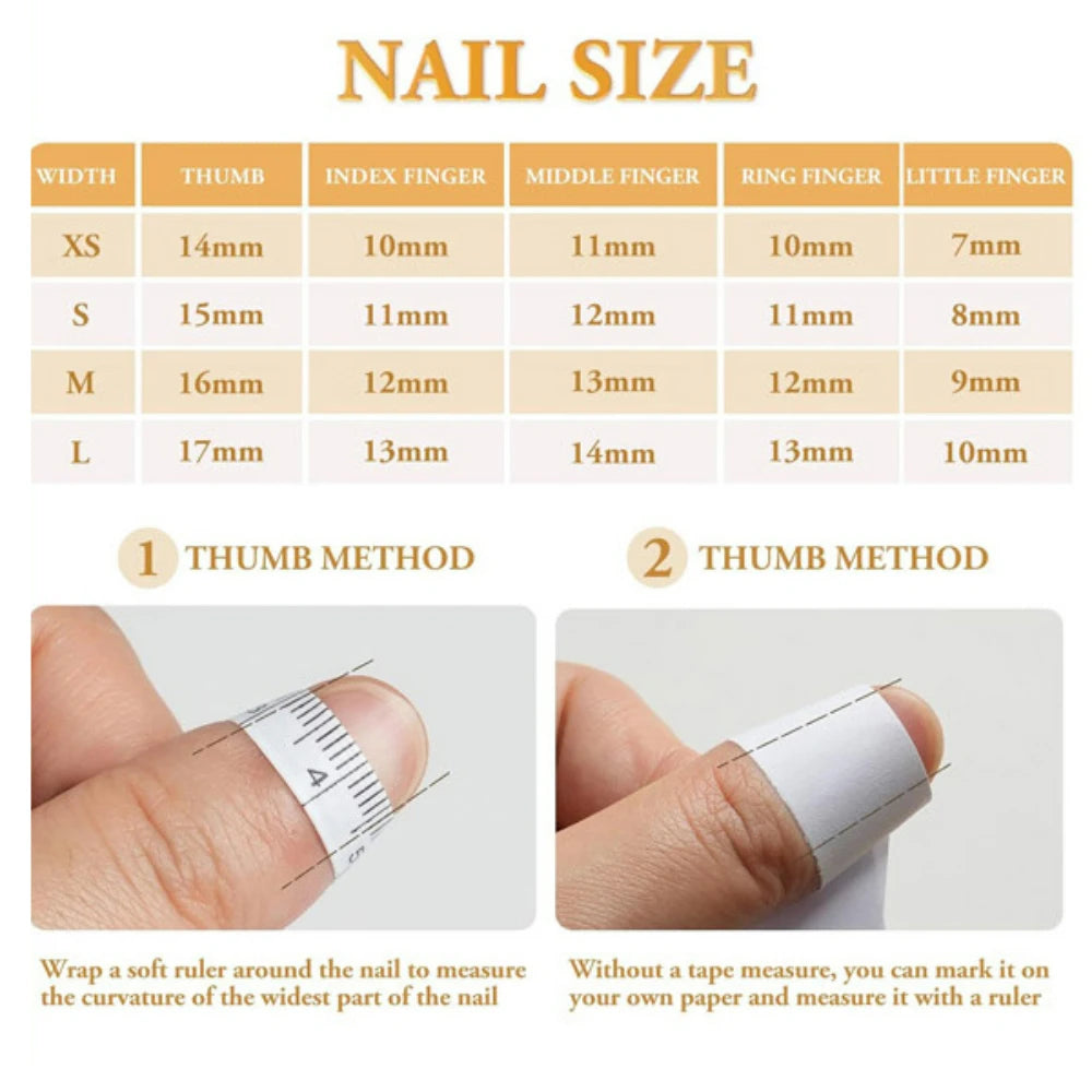 10Pcs Manicure Handmade Art Acyrlic Press on Nails Medium Almond  Pattern ABS Nails Cute 3D Flower Style Design Nail with Set