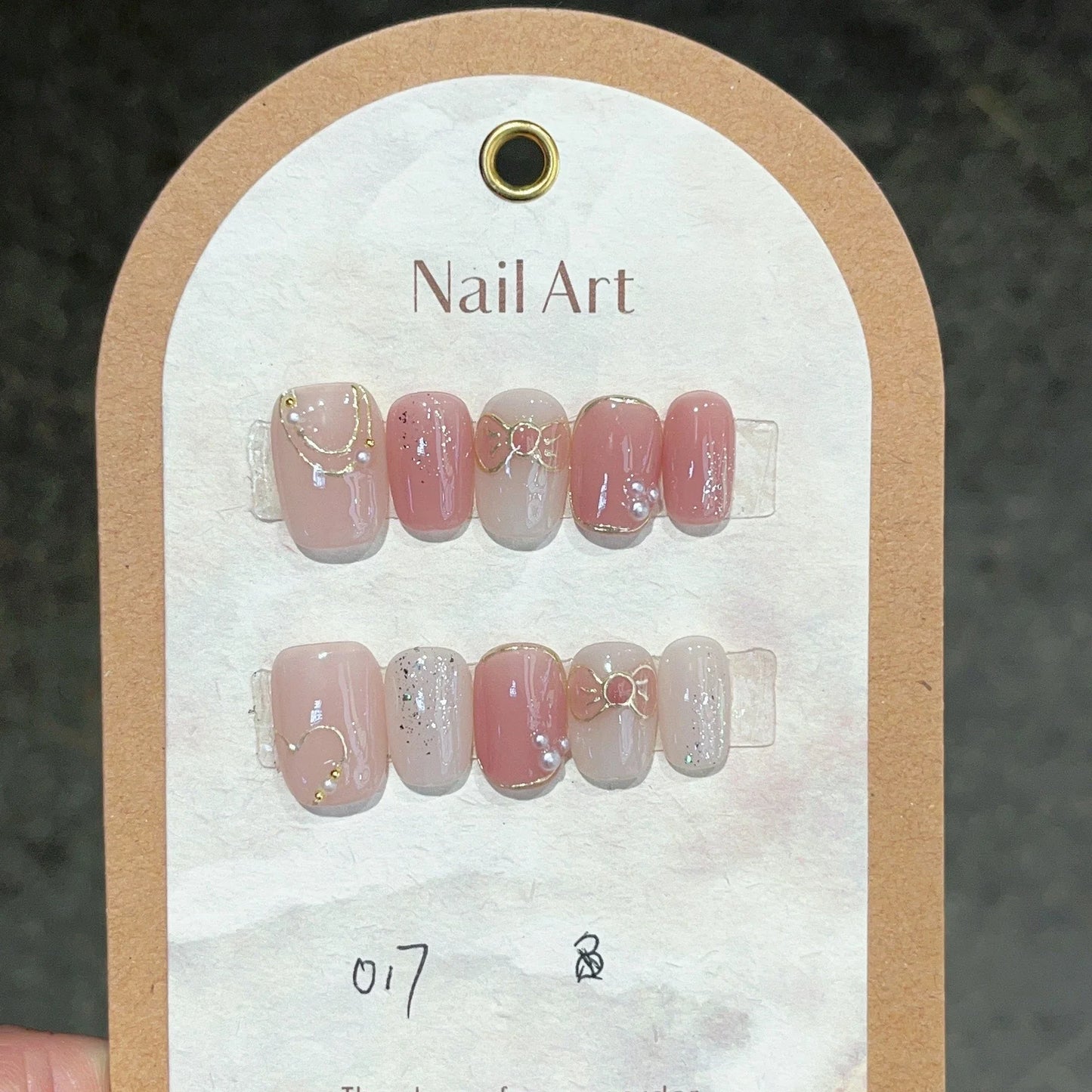 10Pcs Short Handmade Press on Nails Cat Eye Fake Nails Wearable Stick-on Nails Full Cover False Nail Uñas Postizas Faux Ongles