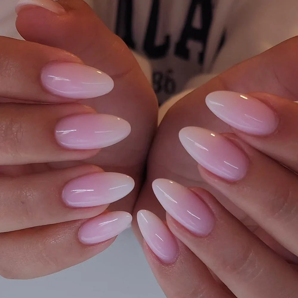 Cat Eye Press-On Nails –  Oval or Square Shape | Glossy Gradient