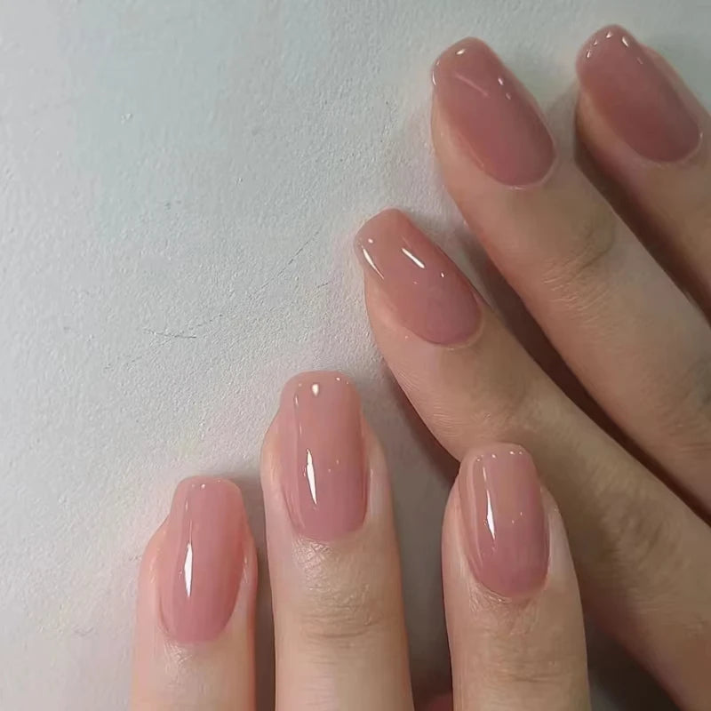 Cat Eye Press-On Nails –  Oval or Square Shape | Glossy Gradient